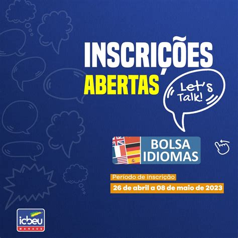 icebu|Inscrições abertas para o Programa Bolsa Idiomas。